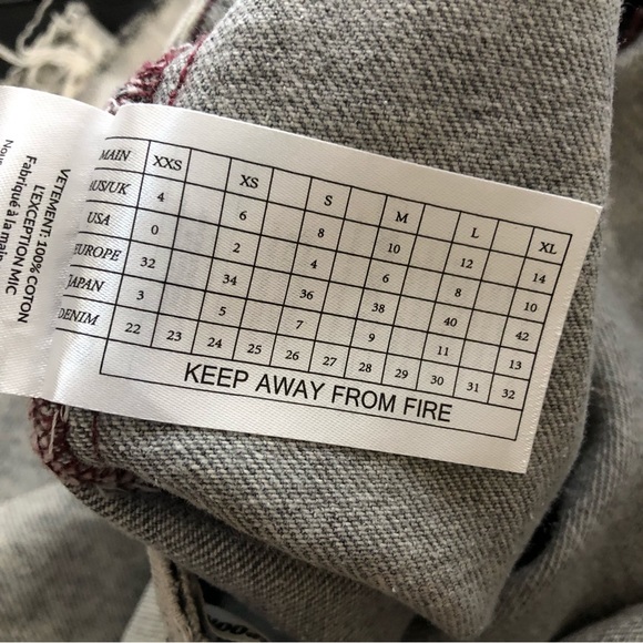 One X One Teaspoon Acid Wash Exposed Zipper Denim Skirt - Picture 8 of 12